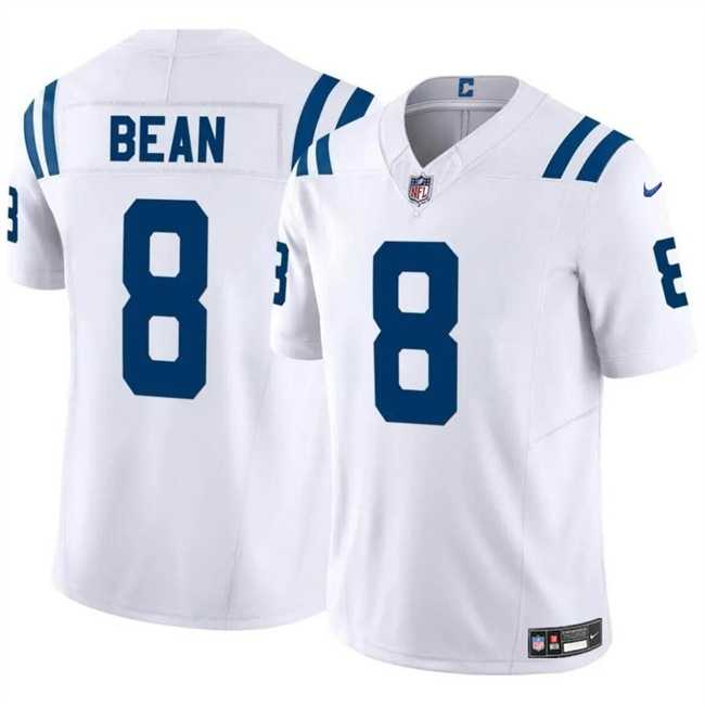 Men & Women & Youth Indianapolis Colts #8 Jason Bean White 2024 F.U.S.E. Vapor Limited Stitched Jersey,We sell and wholesale Men & Women & Youth Indianapolis Colts #8 Jason Bean White 2024 F.U.S.E. Vapor Limited Stitched Jersey on line form chian!